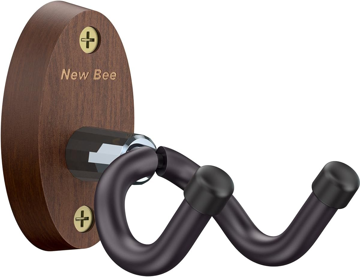 New Bee Guitar Wall Mount Guitar Hanger V-Shaped Guitar Hanger for Acoustic image number 2
