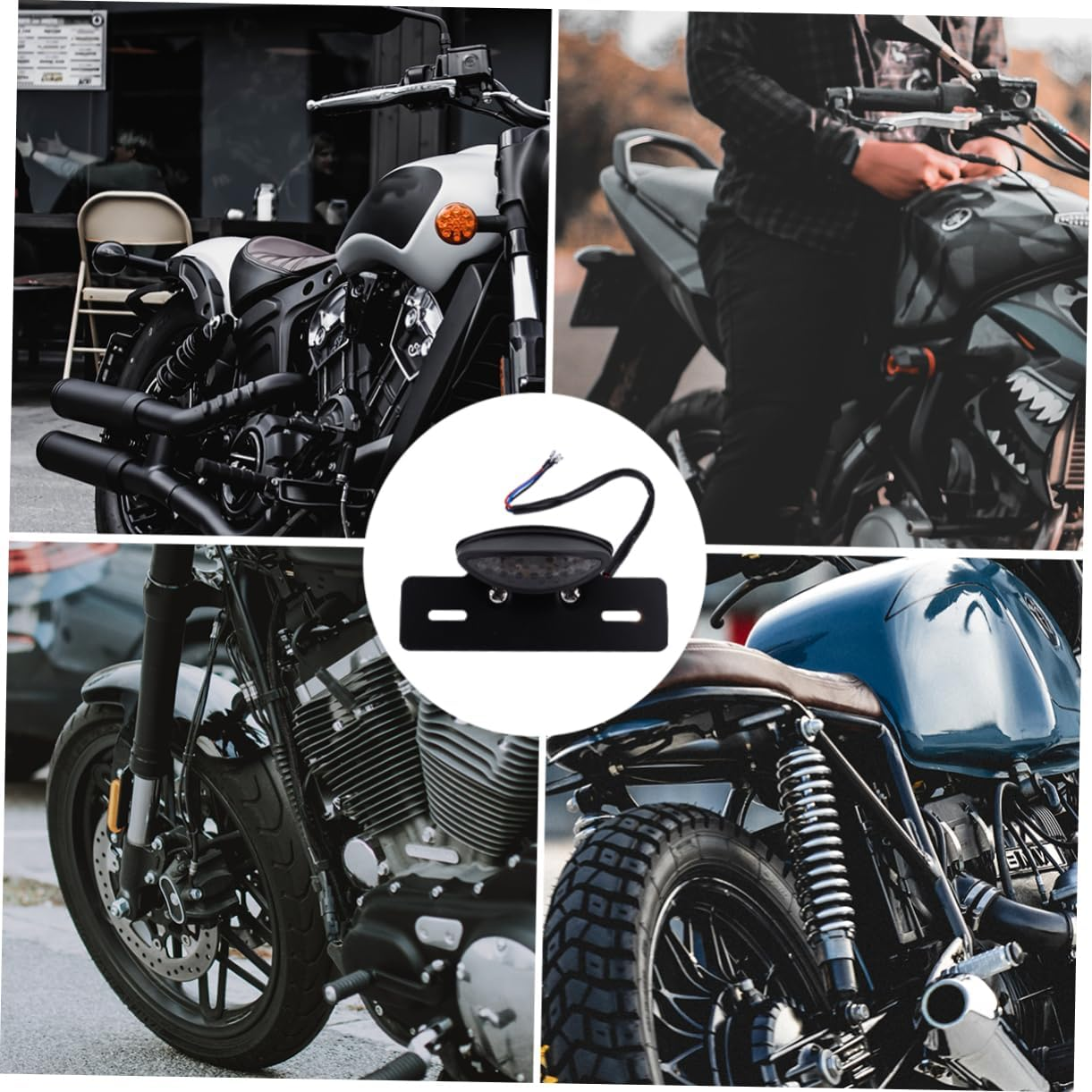 Motorcycle Tail Light for Motorbike Led Brake Light Tail Lamp for Motorcycle Fit Taillight for Bike image number 5