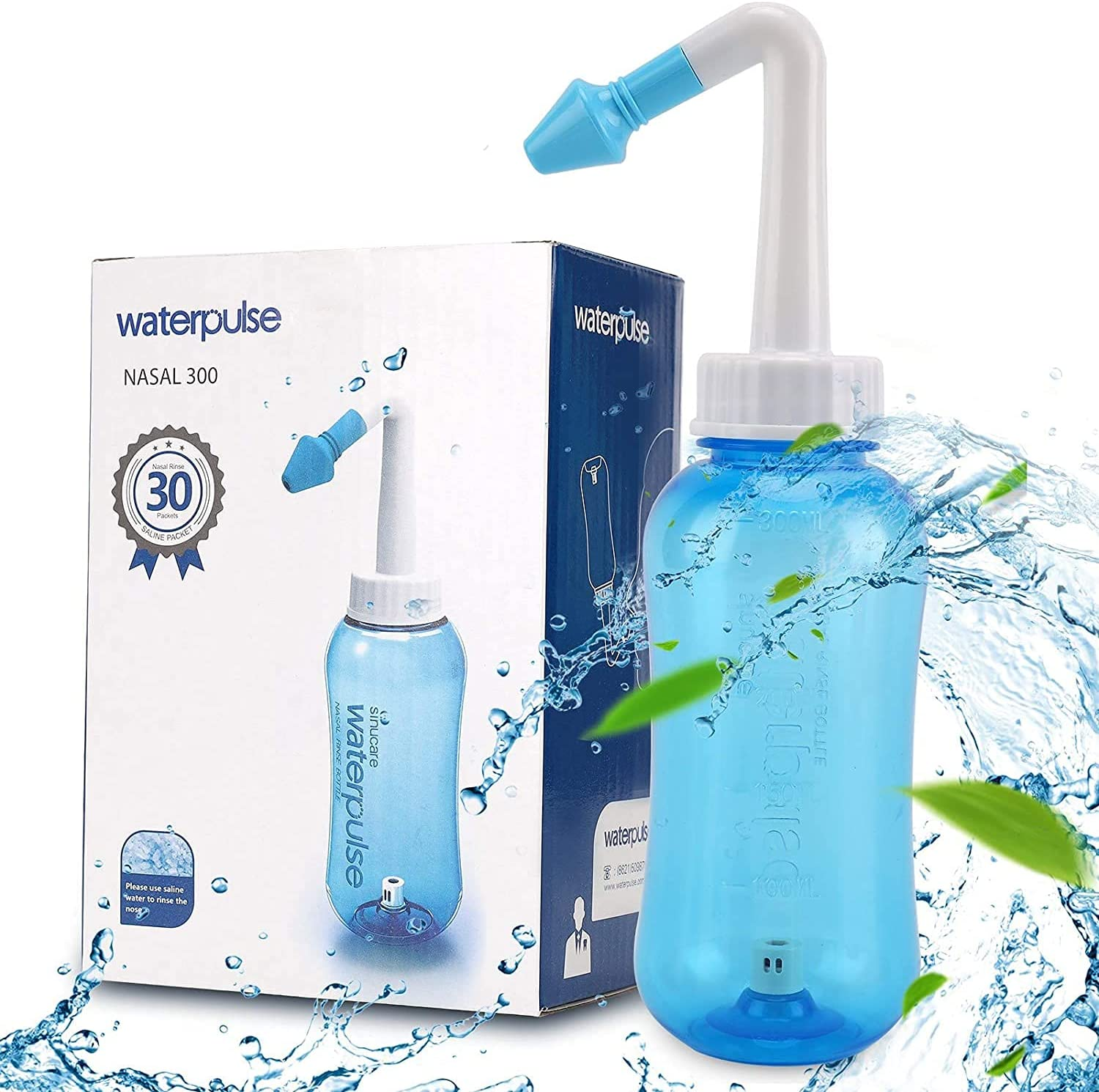 Nasal Wash Bottle, 500Ml Nasal Wash Bottle Pot Device Nasal Irrigation - Nose Care and Moisturizing of the Nasal Mucosa