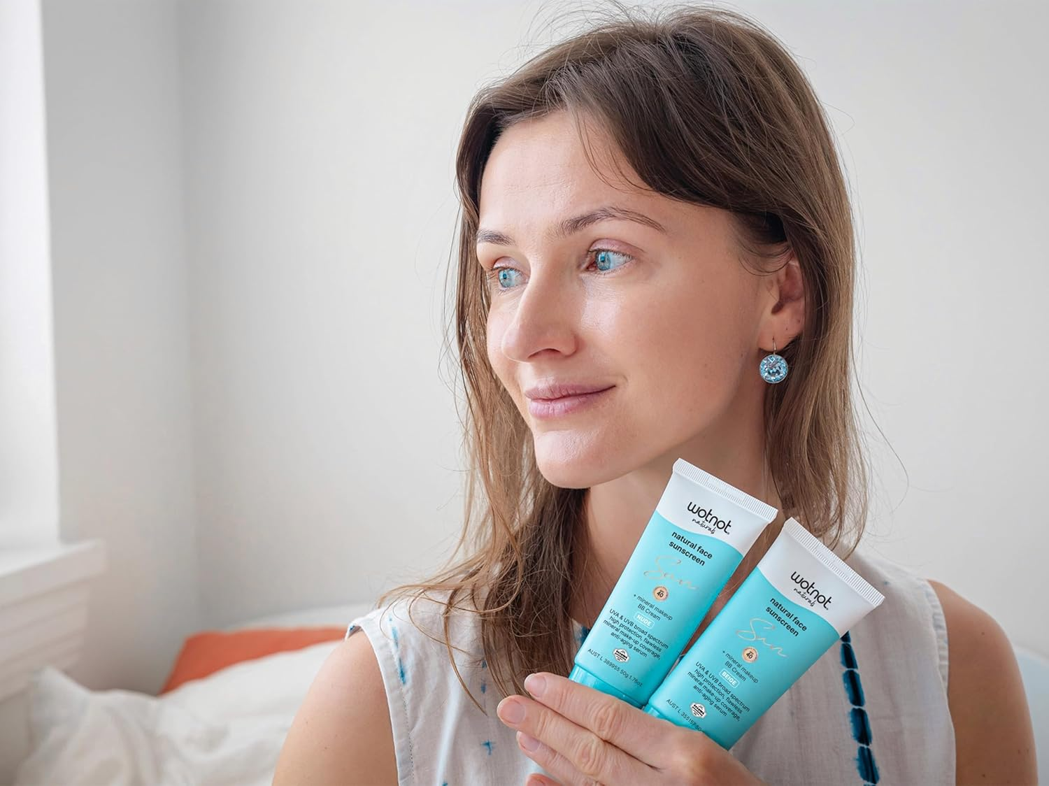 Wotnot Natural Zinc Face Sunscreen SPF 40 &ndash; NUDE BB Cream Shade, Mineral Daily Sun Protection with Full Coverage, Lightweight Matte Finish, Reef Safe, Vegan, Hydrating & Non-Comedogenic image number 2