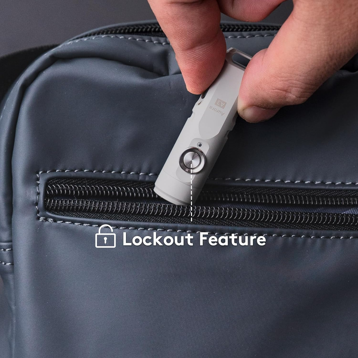 Rovyvon A3 Gen 4 Keychain Flashlight- Super Bright 650 Lumens, USB C Rechargeable EDC Flashlight Water-Resistant, Lightweight- Ideal for Everyday Carry, Camping, Hiking, Emergency (Mao White) image number 3