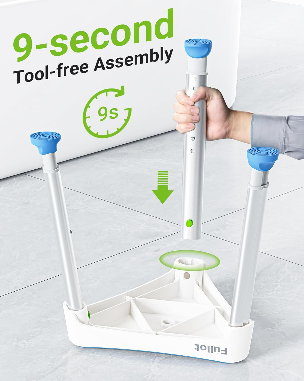 Space-Saving Triangular Shower Chair for inside Shower with EVA Pad, FSA/HSA Eligible 400 Lbs Adjustable Shower Chair for Elderly and Disabled, Non-Slip Shower Seat, Bath Chair for Tub, Tool-Free image number 1