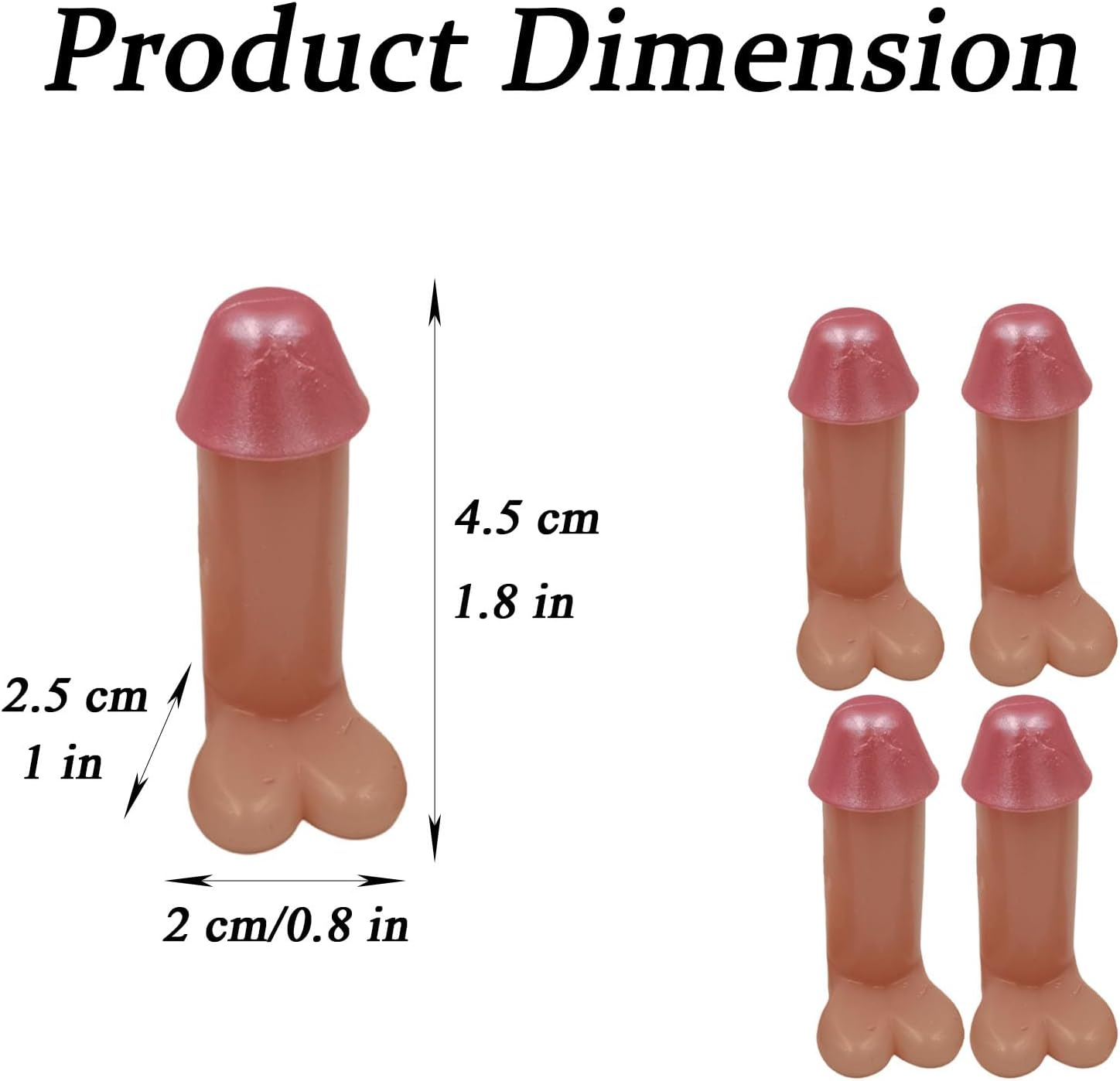 4 Pcs 1.8 Inch Incarnadine Prank Tire Valve Stem Caps, Tire Air Caps Universal for Cars,Trucks,Motorcycles,Suv image number 4