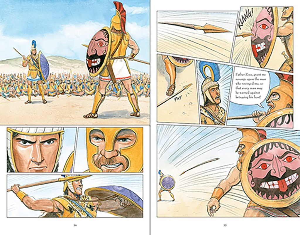 The Iliad: a Graphic Novel: Homer'S Thrilling Ancient Greek Myth Told in Pacy Full-Colour Graphic Novel Form for Teenage Readers