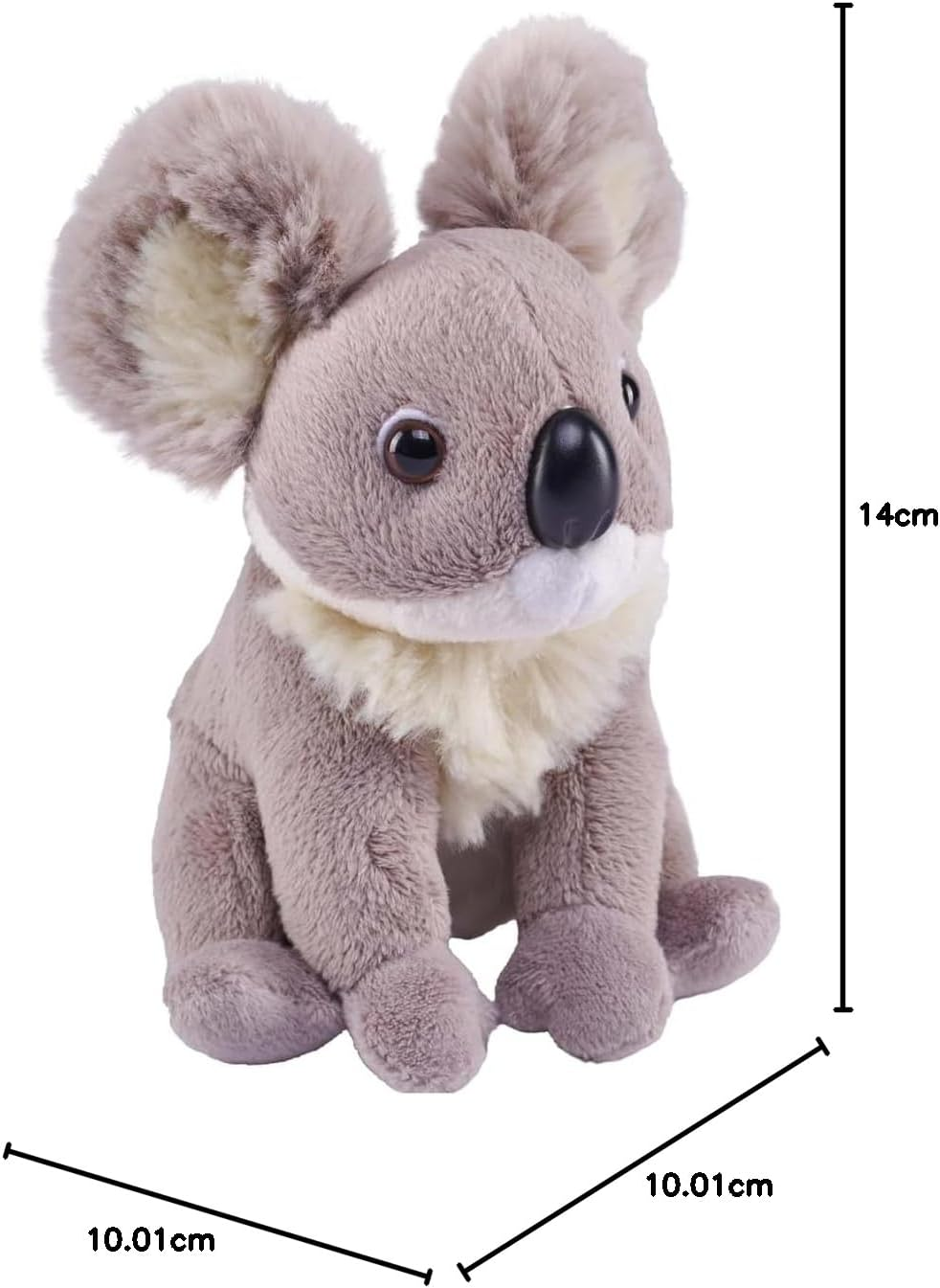 Wild Republic Pocketkins Eco Koala, Stuffed Animal, 5 Inches, Plush Toy, Made from Recycled Materials, Eco Friendly