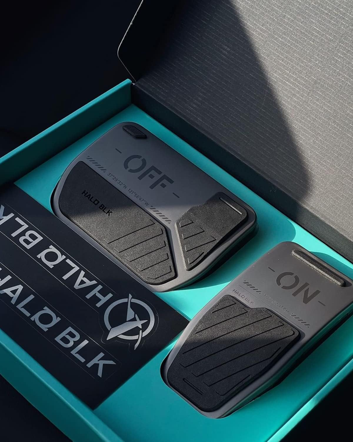 HALOBLK Non-Slip Performance Foot Pedals for Tesla Model 3 Model Y Accessories (Toy Switch) HLFP00