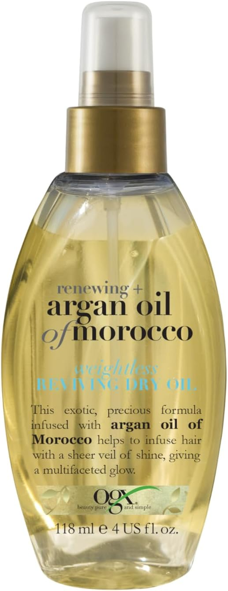 OGX Argan Oil from Morocco Weightless Reviving Dry Hair Oil Mist 118Ml (Packaging May Vary) image number 5