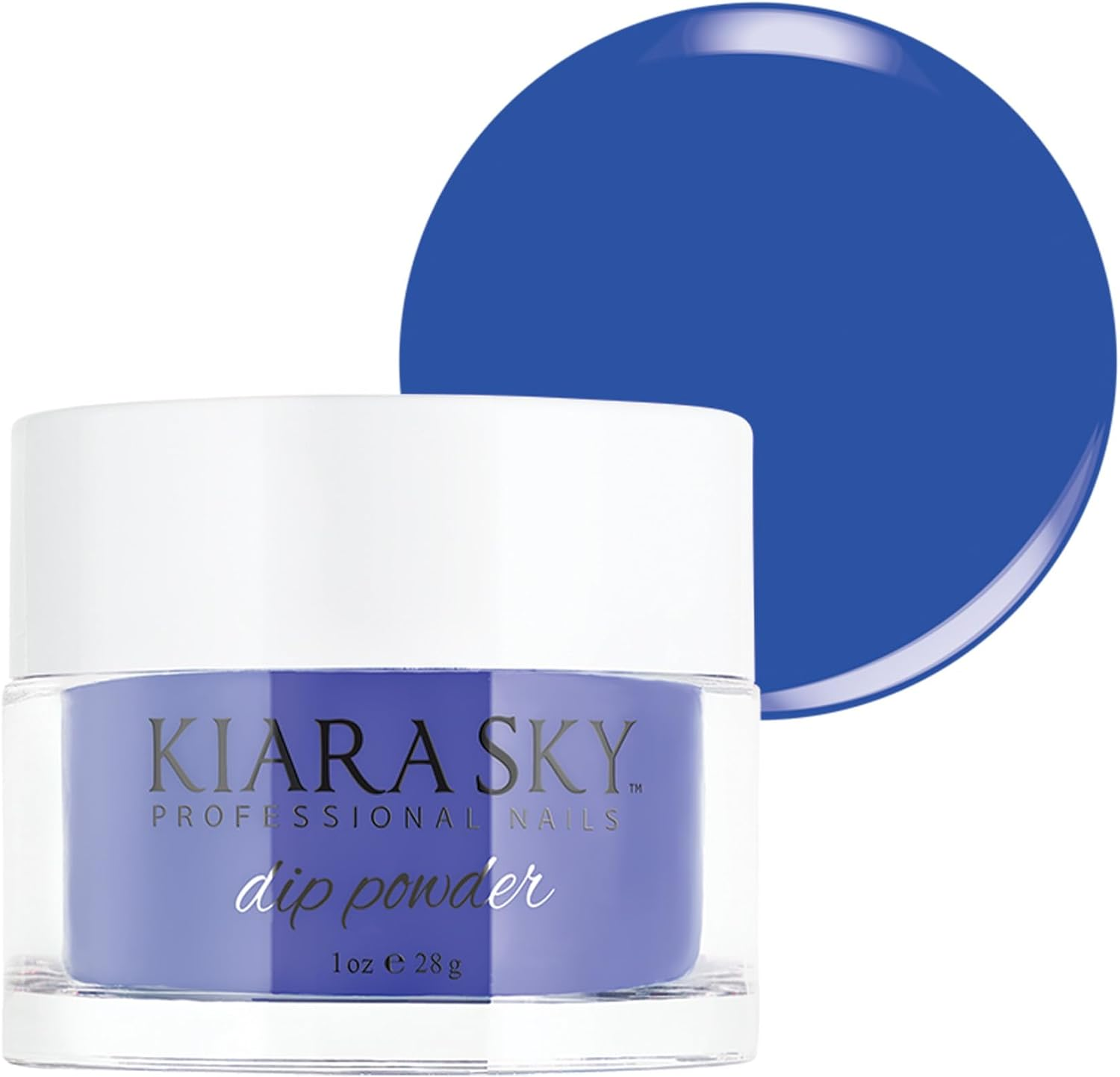Kiara Sky Dip Powder, D621 Someone like Blue, 28 G - Blue image number 2