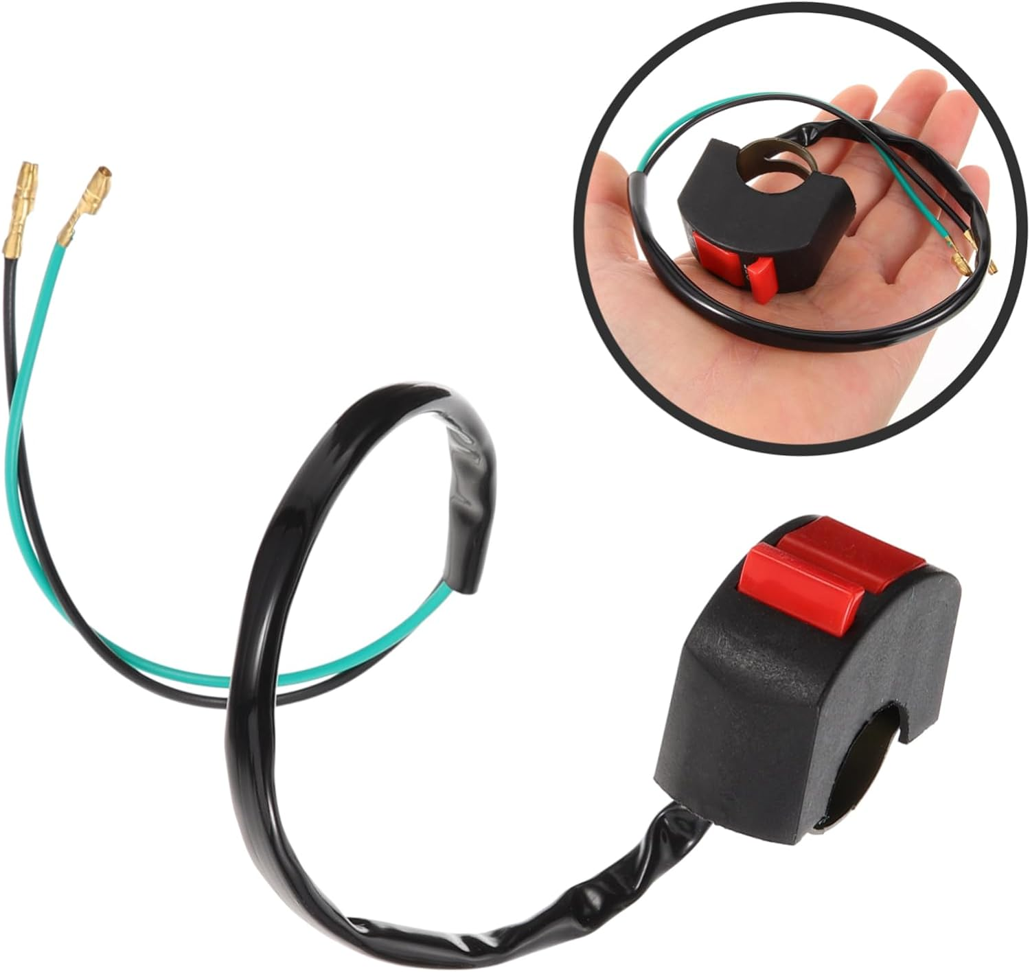 Mikinona Modified Switch for Motorcycle Handlebar Toggle Switch Led Headlight Compatible for Motorbike Lighting Control image number 4