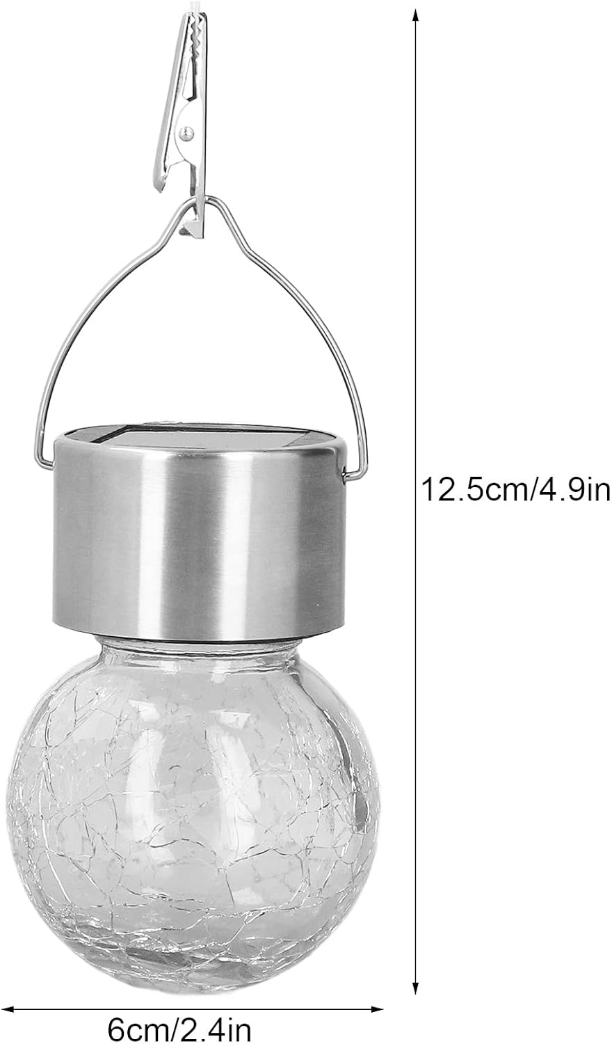 Hanging Solar Lights, Warm White Light Color Solar Outdoor Lights Hanging for Wall for Lawns for Doors image number 3