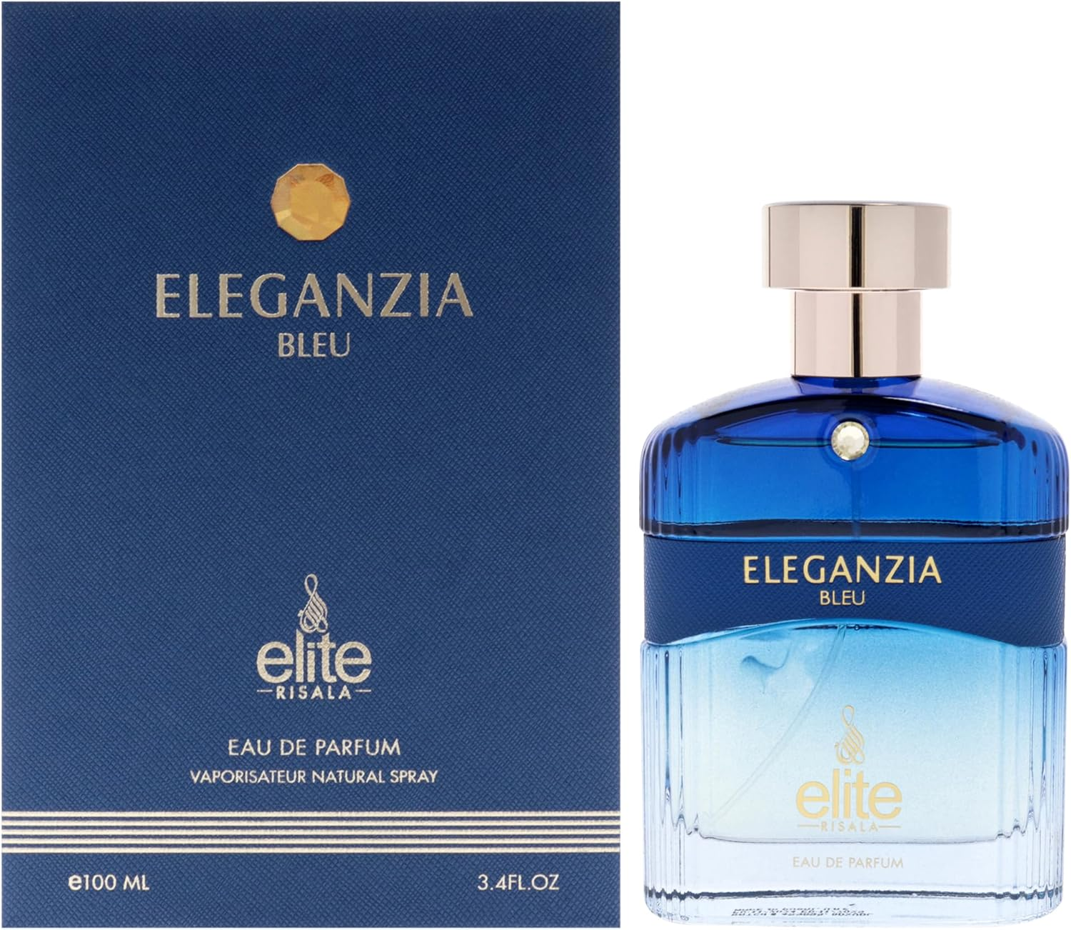 Elite - Eleganzia Bleu by Risala for Unisex - 3.4 Oz EDP Spray image number 3