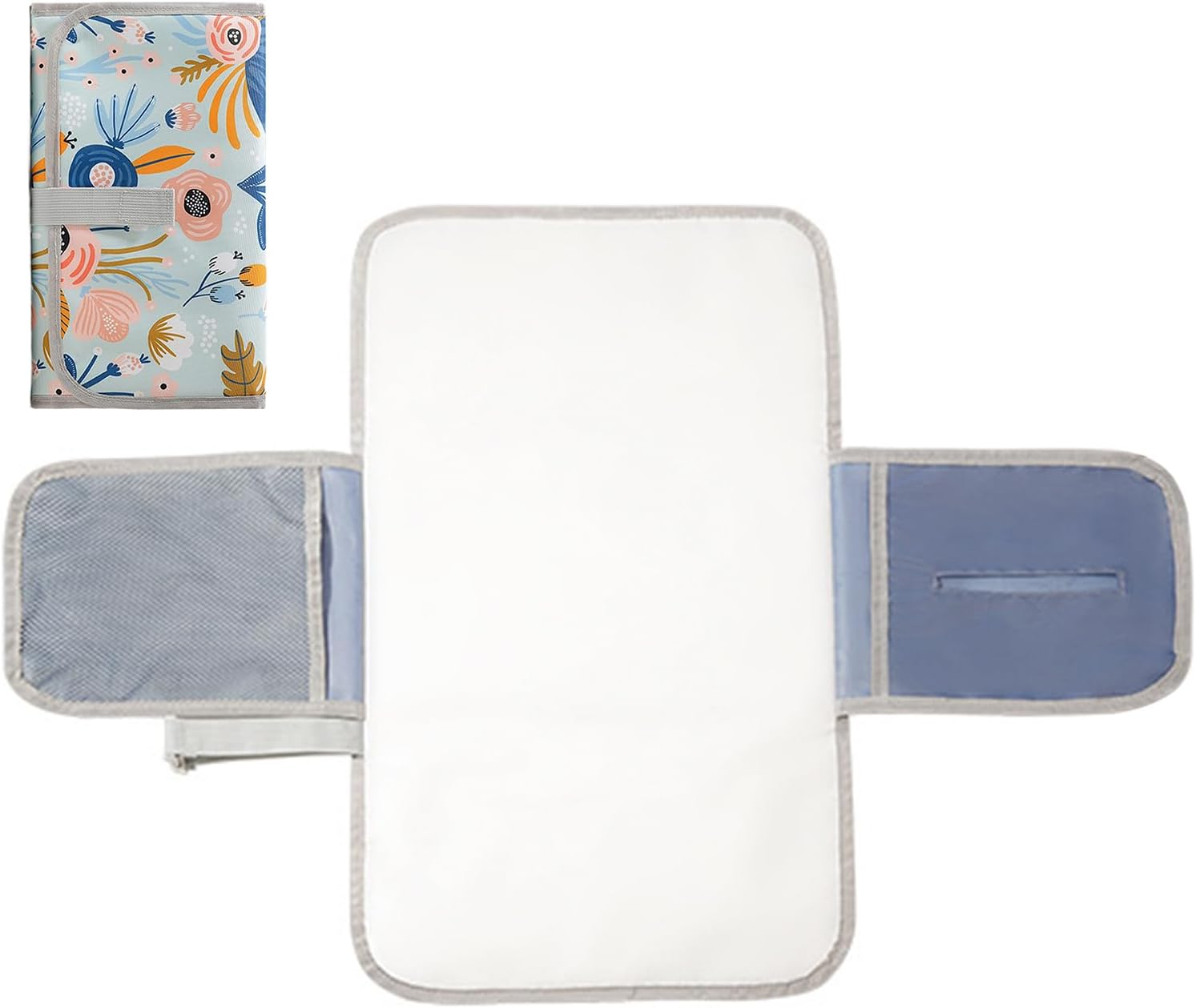 Baby Changing Pad - Diaper Mat Changing Pad for Babies | Reusable Stroller Accessories Travel Supplies for Nursery Daycare Hospital Postpartum Picnic Camping Airplane Boy Girl