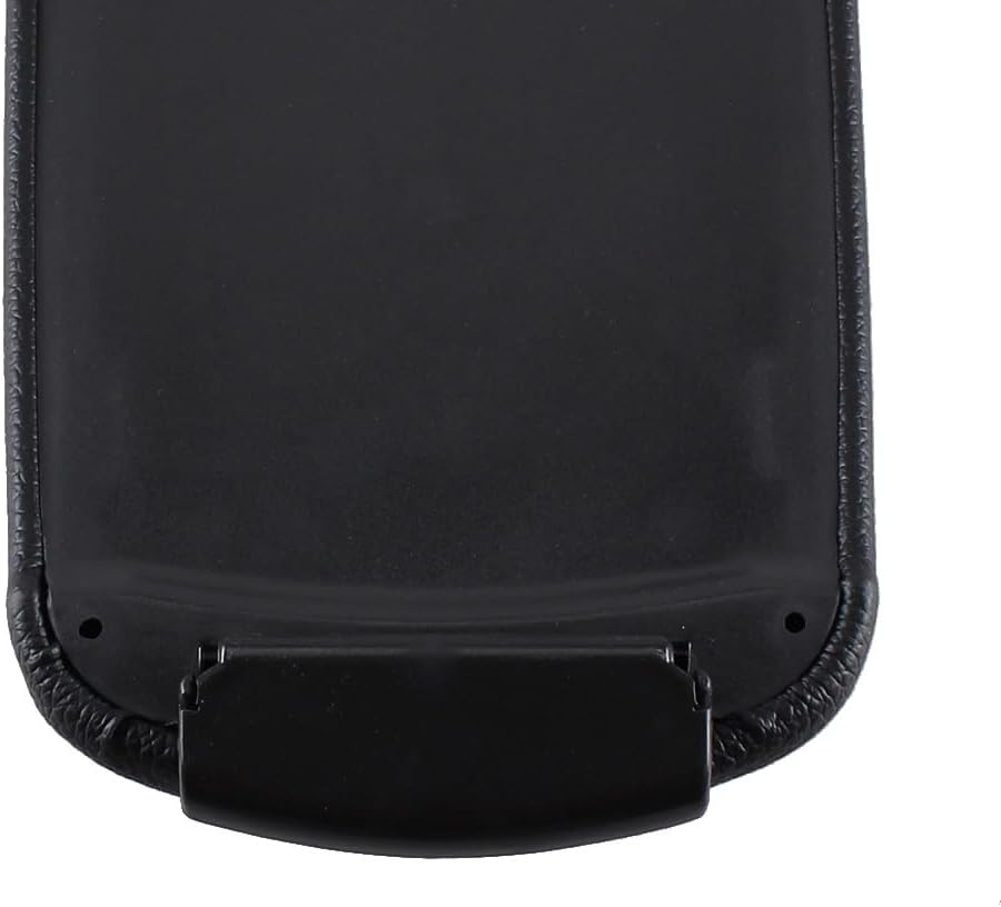 Dkvaess Car Leather Armrest Center Console Armrest Cover Lid Compitable with Audi A4 B6 B7 2002-2007 Black