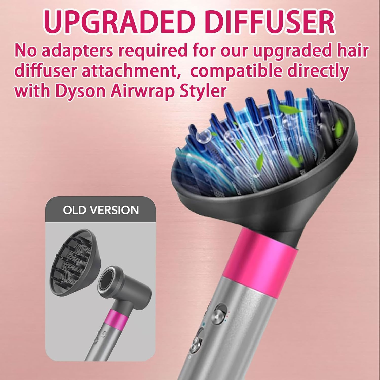 Upgraded Diffuser Attachment for Dyson Airwrap, Converting for Dyson Airwrap Styler to Hair Dryer image number 2