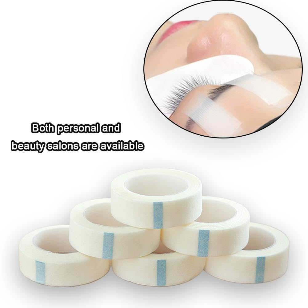 Lash Tape for Clusters, 6 Rolls Breathable Eyelash Extension Tape for DIY Lash Application, Salon-Grade Supplies with Easy Direct Tearing, Skin-Friendly Design image number 2