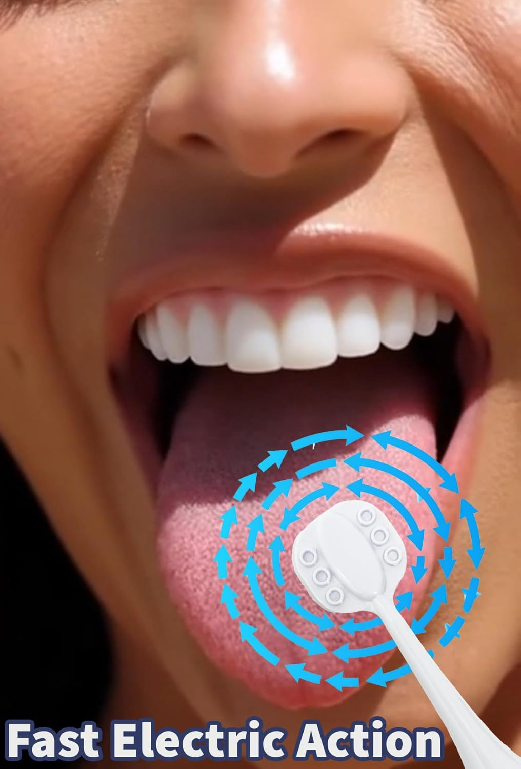 Tongue Brush Heads for Philips Sonicare Electric Toothbrush, Tongue Scraper Refills for Fresh Breath, Fits 4100/5100/6100/9023, Not Essence, E Series or One 8-Pack image number 4