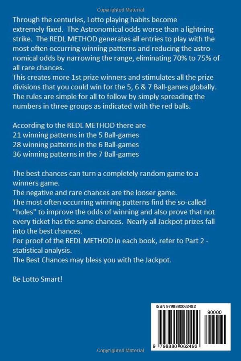 REDL LOTTO SMART - USA Golden Guide: to Play with the Best Chances