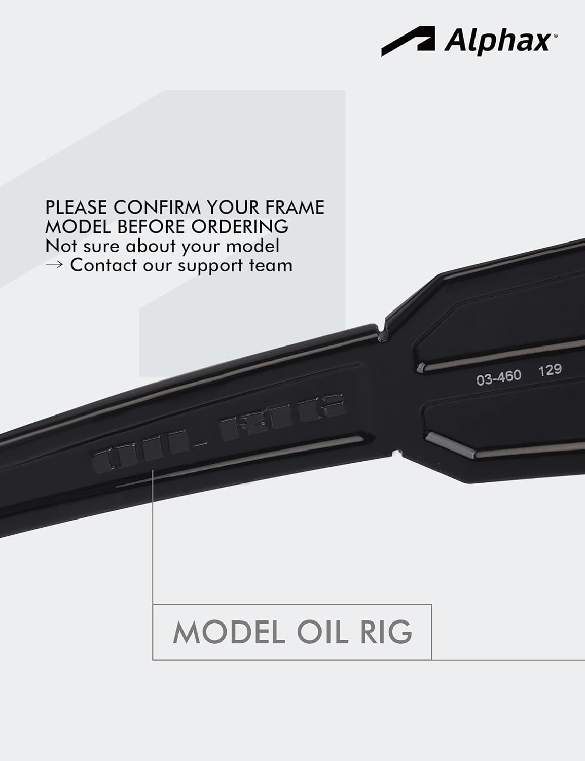 Alphax Polarized Replacement Lenses for Oakley Oil Rig - Multiple Options - Crystal Clear Non-Polarized image number 5
