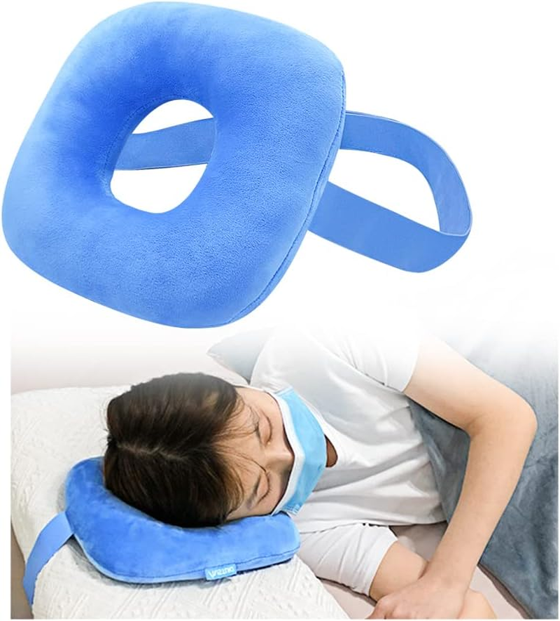Ear Piercing Pillow with for Side Sleepers with Hole CNH Donut Protector Pillow Ear Pressure Sores Pain Aches Relief Medical Ear Guard Care Pillow Cushion image number 2