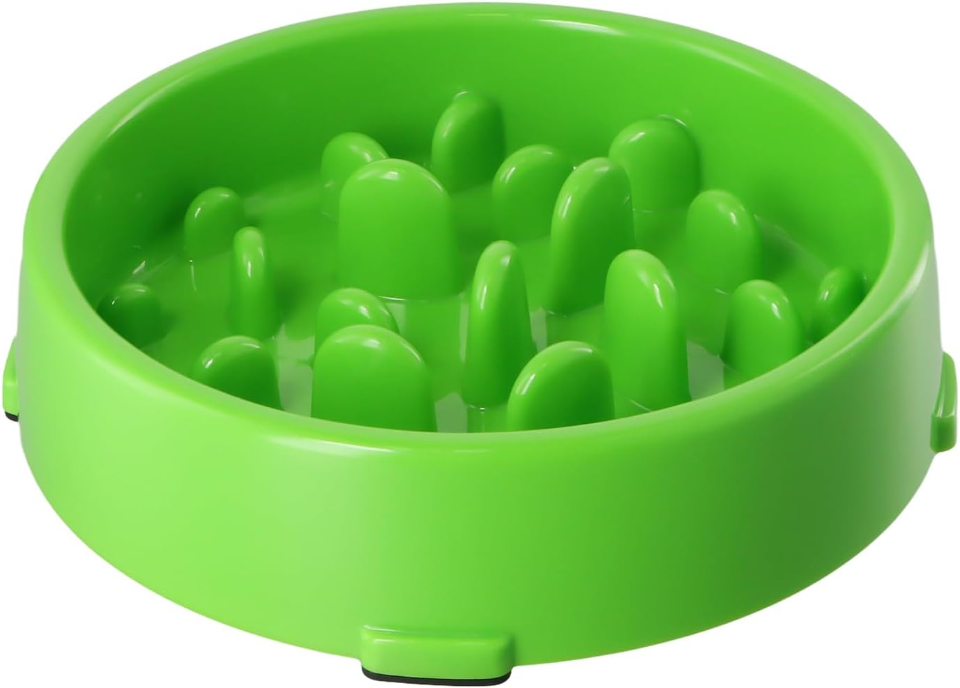 Slow Feeder Dog Bowl, Slow Eating Dog Food Bowl 20Cm X 5Cm, Plastic Slow Feeder Pet Bowl to Slow down Eating, Anti-Overeating, Healthy Eating Bowl image number 2