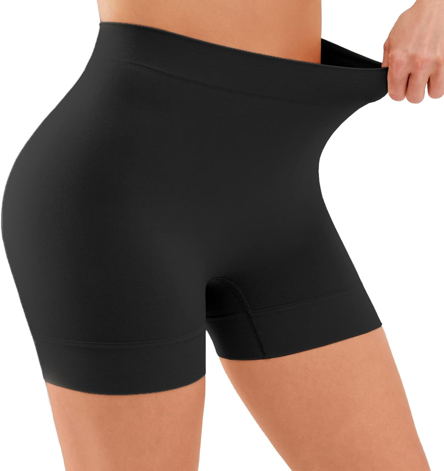 SIMIYA Womens Shorts Underwear High Waisted Seamless Smooth anti Chafing Slip Boyshorts Panties for under Dress Summer