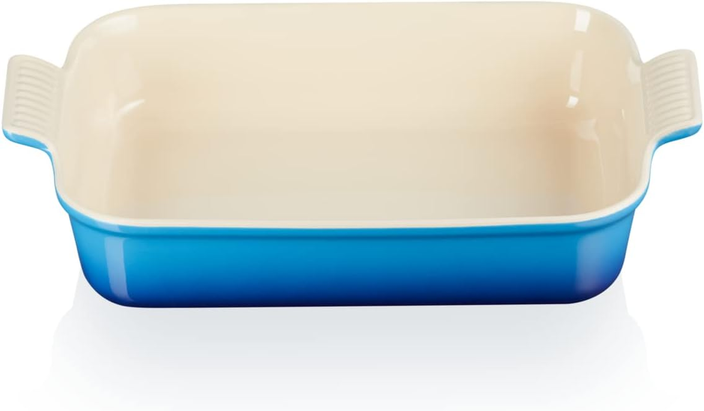 Le Creuset Azure 71102322200001 Stoneware Rectangular Baking Dish 32 Cm 2.31 Kg image number 1