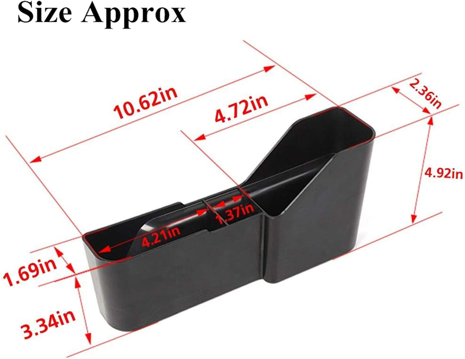 FSYHKJ Shifter Side Storage Box Tray for Jeep Wrangler TJ 1997-2006 Center Console Gear Shift Storage Organizer Accessories image number 2