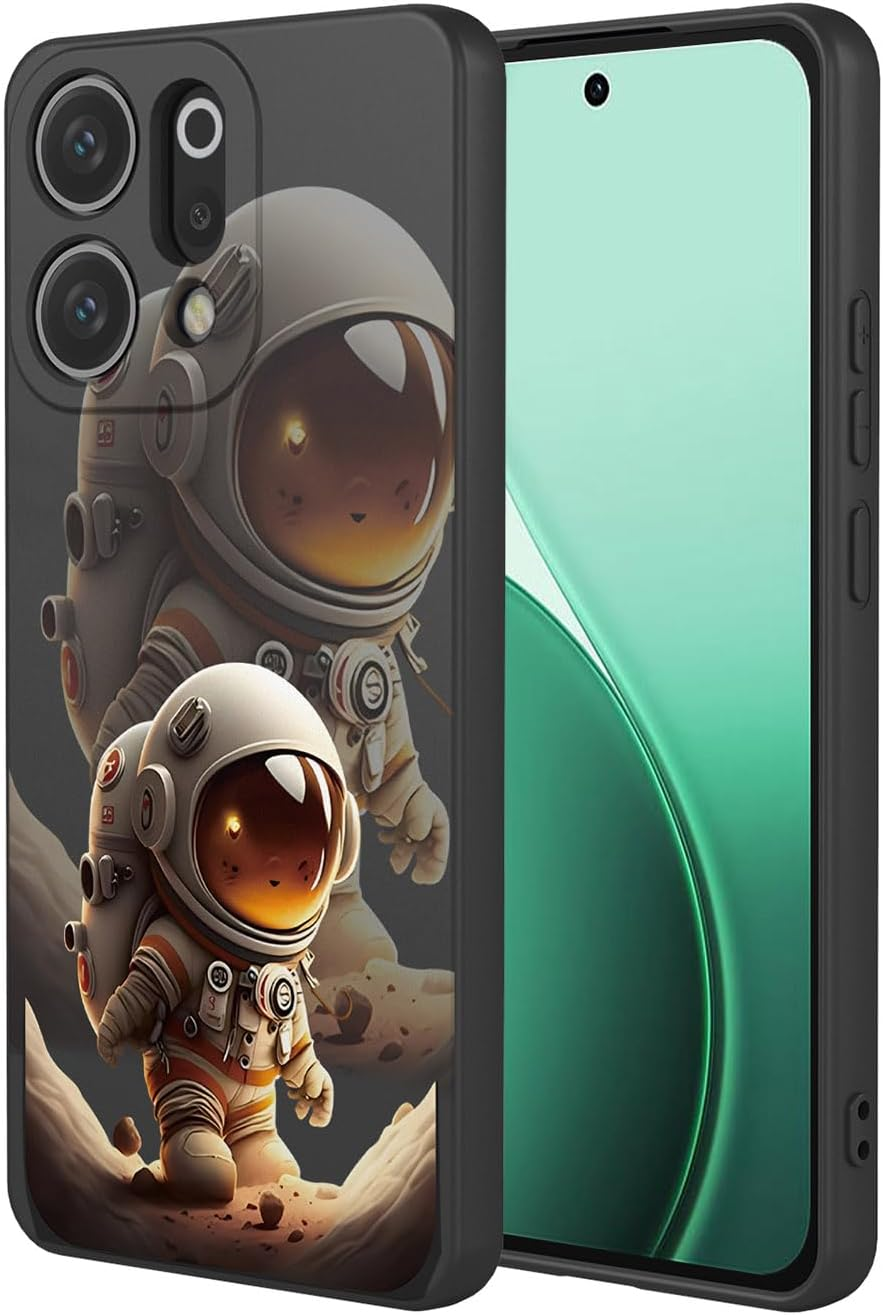 BORYA Silicone Case for Oppo Reno14 5G (Reno 14 5G), Ultra Thin Shockproof Mobile Phone Case, Silky Soft TPU Protective Case, Simple Elegant Colour Pattern Cover, Microfibre Lining Case, P2