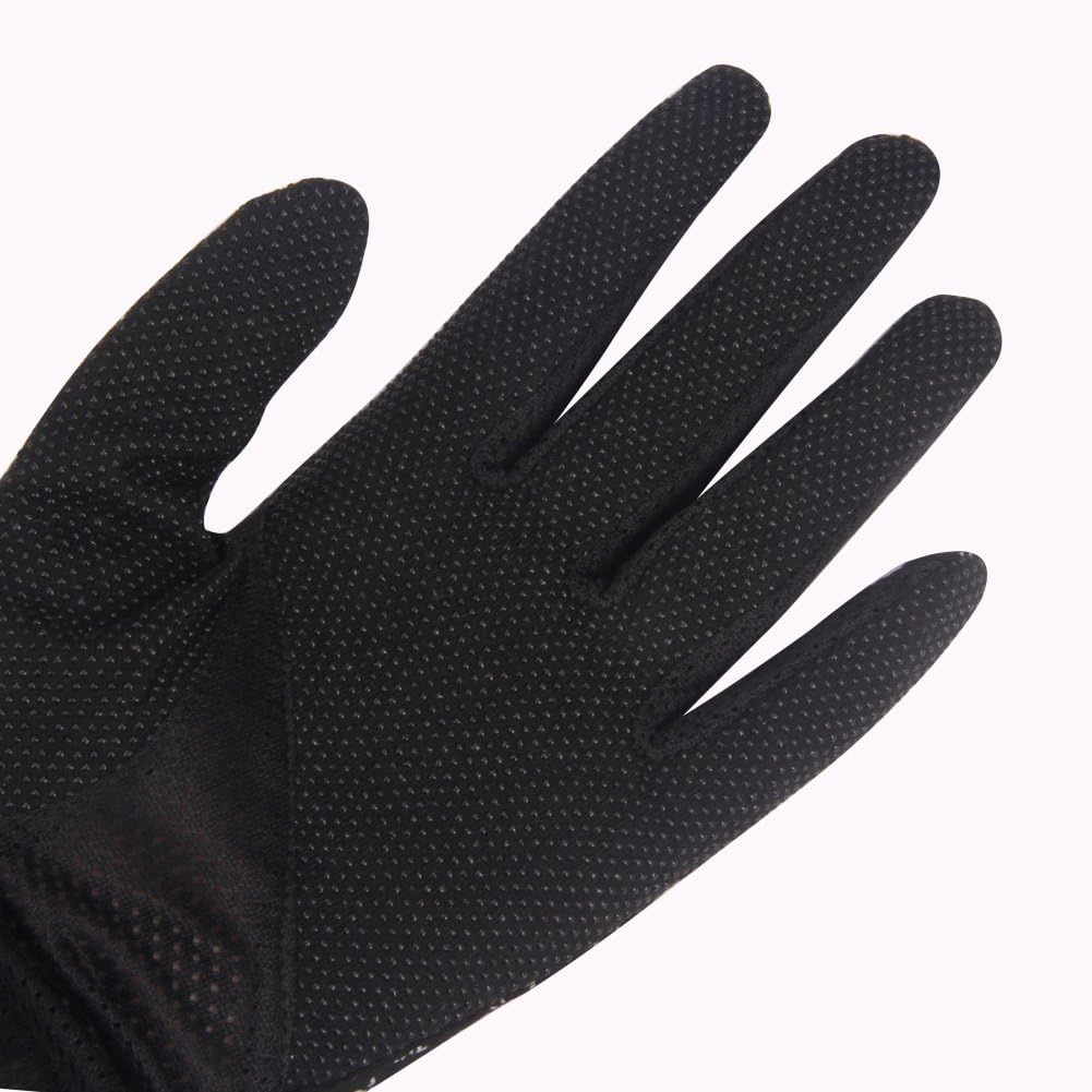 Womens Sunblock Long Driving Gloves Cotton UV Sun Protection Full Finger Gloves Arm Sleeve Cover - Grey image number 6