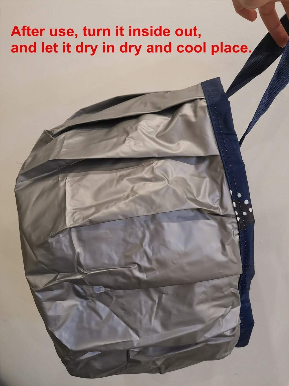 (24L (23984Ml), Pink) - 24L Collapsible Foot Soaking Bath Basin for Large Feet, Portable Foot Spa Soak Tub Foldable Water Bucket for Travel Camping, Pink image number 3