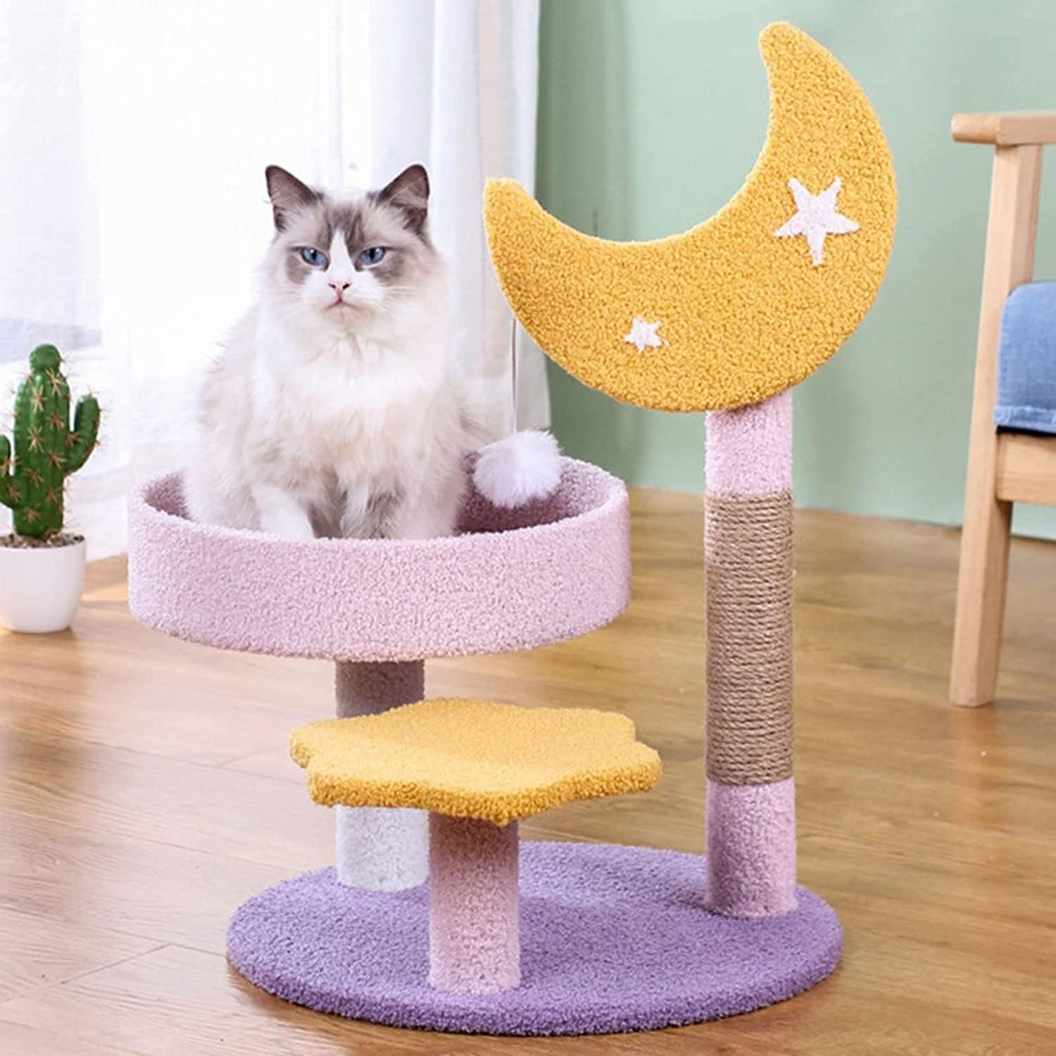 Cat Hammock Cat Furniture Cats Climbing Frame Pet Accessories Scratching Posts for Indoor Cat Bed Cat Climbing Frame