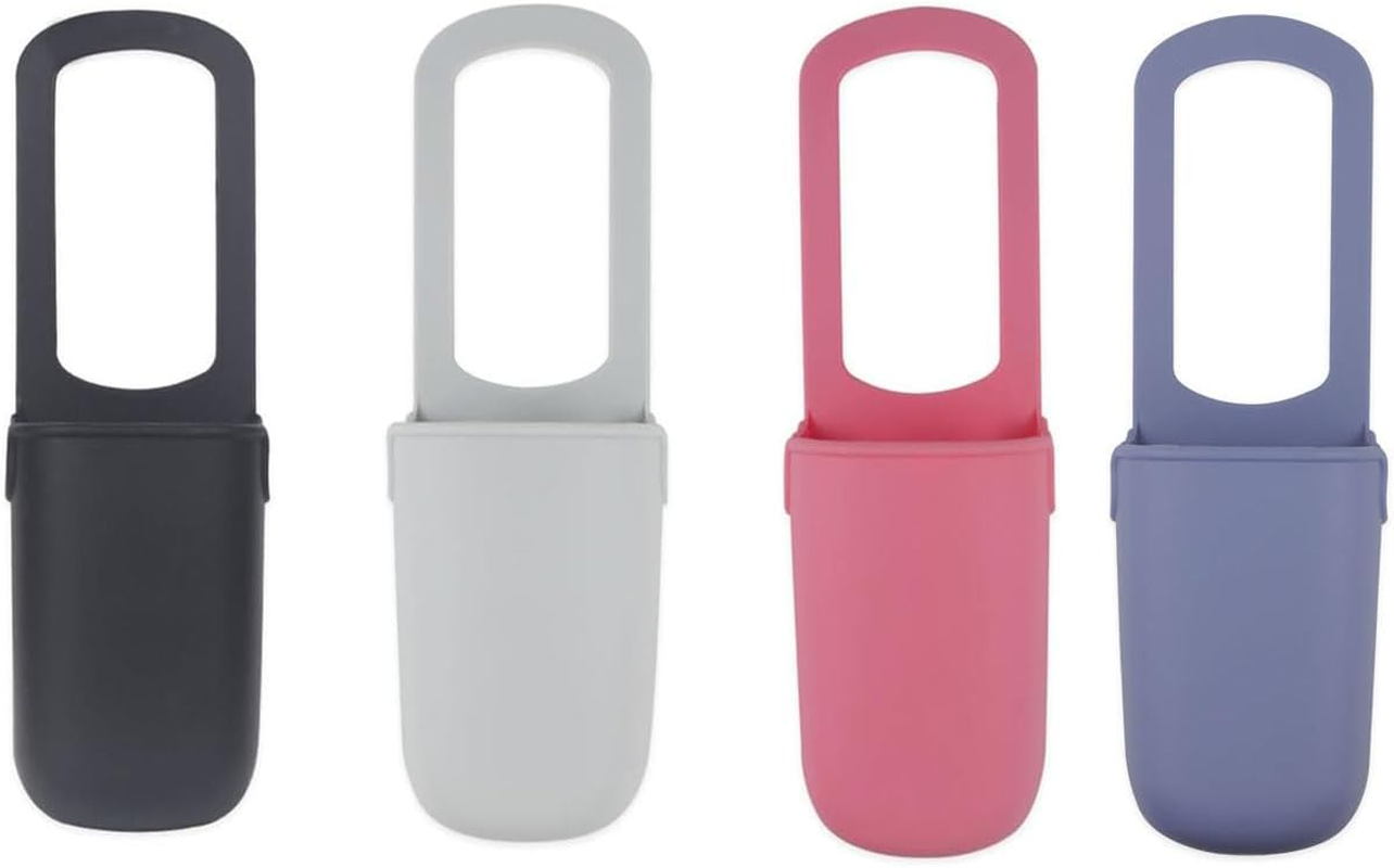 THJOPOKEEL Universal Stroller Cup Holder Bottle Holder Silicone Phone Holder Organizer for Stroller Bike Treadmill Walker Boats Silicone image number 2