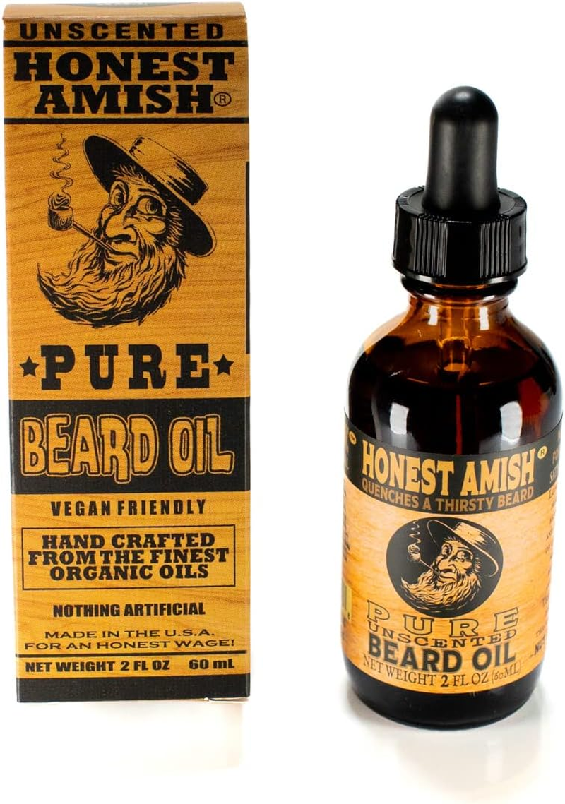 Honest Amish - Pure Beard Oil - 60Ml - Fragrance Free image number 1