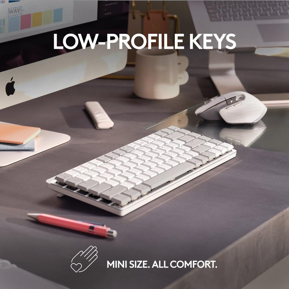 Logitech MX Mechanical Mini for Mac Minimalist Wireless Illuminated Keyboard image number 1
