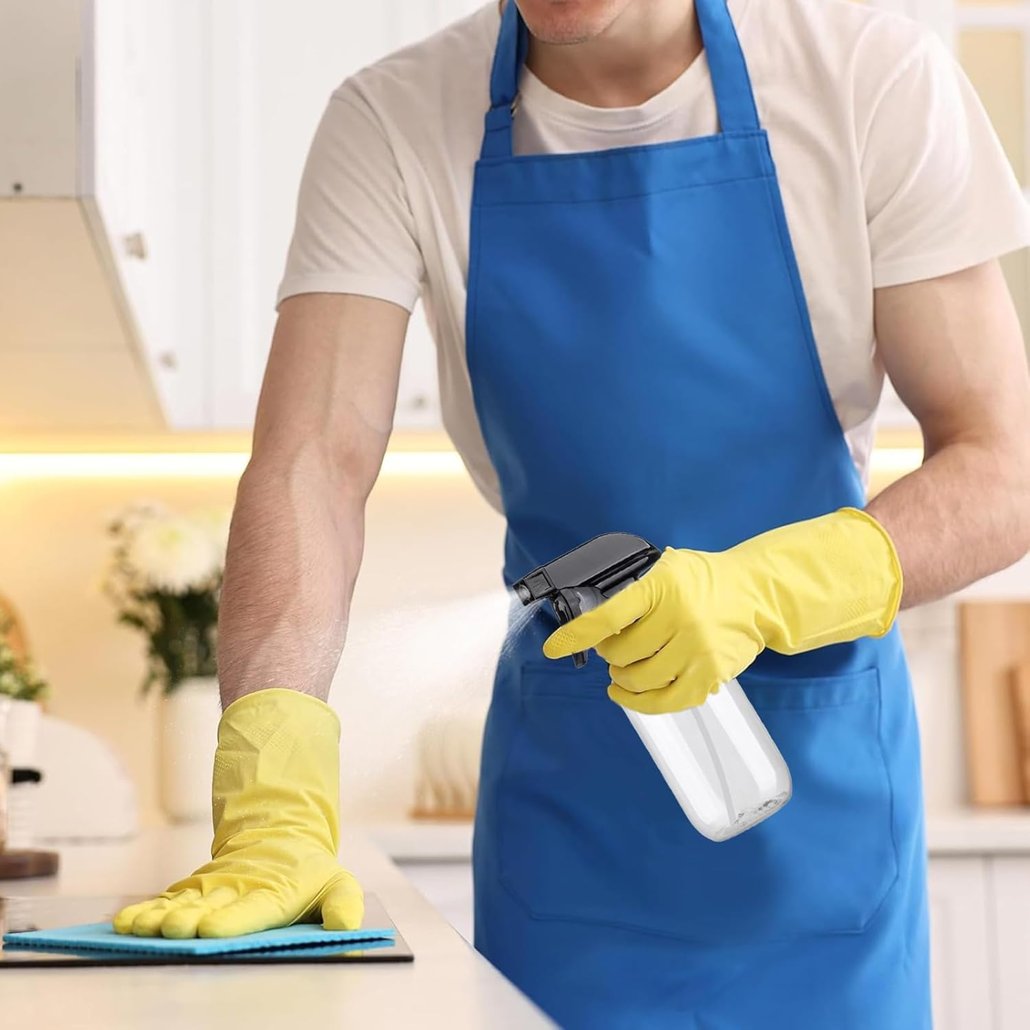 Gen?Rico Water Bottle - 300Ml Kitchen | Multifunctional Sprayer with Accessories | Garden for Hair Home Hair Perfume, Daily Reusable Bottle image number 5