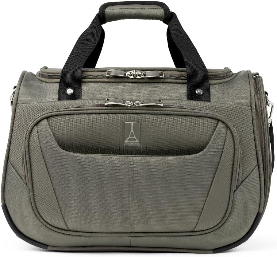 Travelpro Maxlite 5 Softside Lightweight Underseat Carry-On Travel Tote, Overnight Weekender Bag, Men and Women, 18 Inch, Black, Carry-On 18-Inch, Maxlite 5 Lightweight Underseat Carry-On Travel Tote