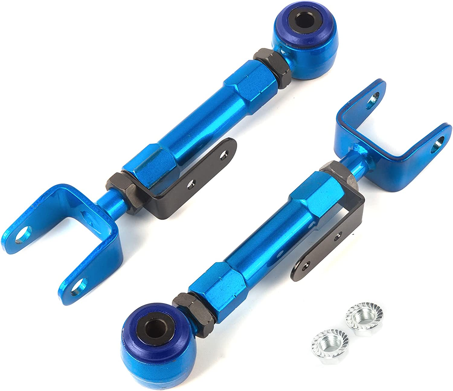 KSP Rear Camber Arms for 2002-2006 CR-V and 2003-2011 Honda Element, Upper Control Rod Adjustable -2&deg; to +4&deg; (Degree) Suspension Kits, 2PC image number 1