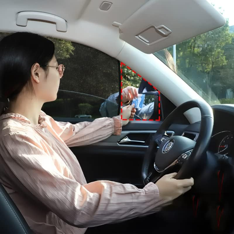 AIMALL 4PCS Magnetic Car Window Sun Shade Set for UV Protection &ndash; Front & Rear Side Window Curtain Covers, Black Mesh, Easy Install Stretch Sunshade image number 4