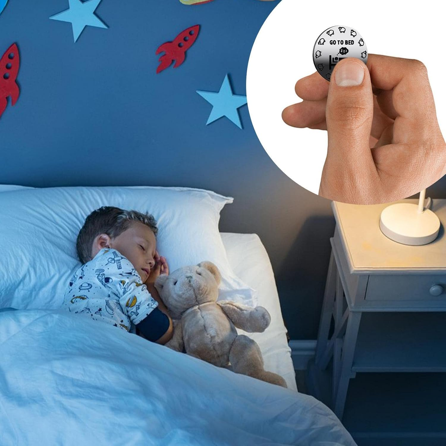 Gamer Decision Making Flip Coin, 1 More Game/Time for Bed Double Sided Coin, Flip Coin for Teens Boy Girl Gamer, Decision Maker image number 2