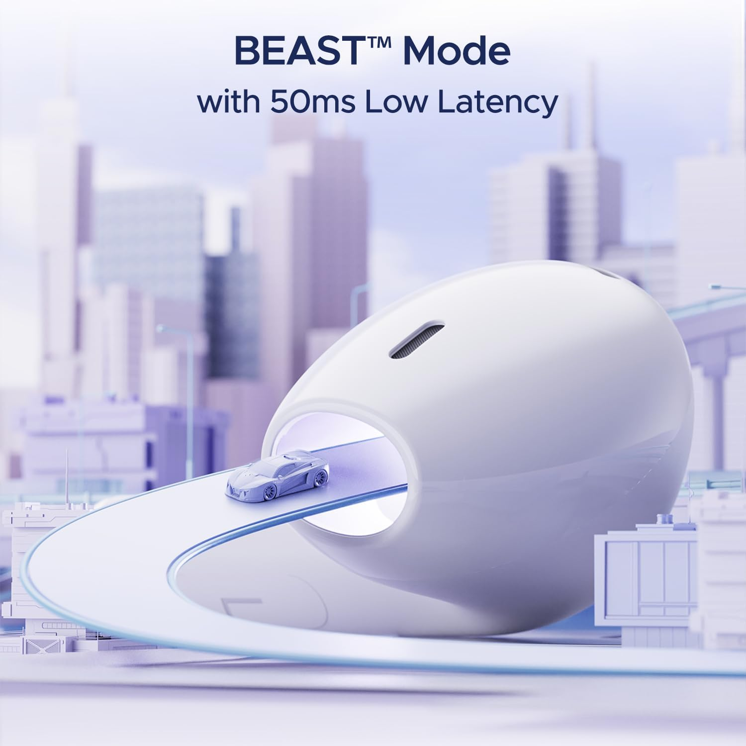 Boat Airdopes Joy 35 Hour Battery Fast Charge IWP Technology Low Latency 2 Microphones Enx Type-C Port V5.3 Bluetooth TWS Wireless with Microphone image number 2