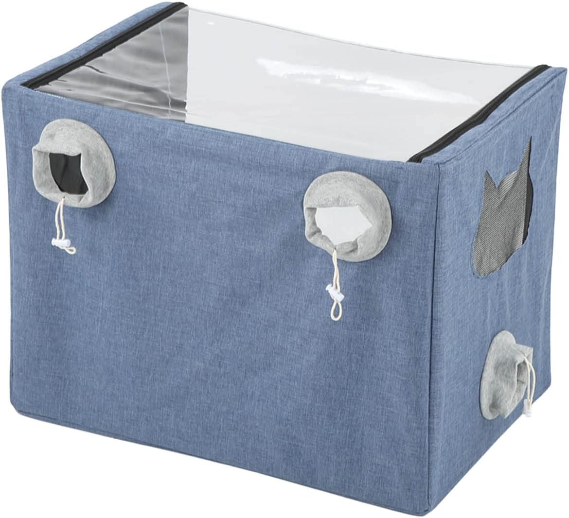 Pet Nebulizer Nest Cat Dog Atomization Box Oxygen Chamber Collapsible Hands Portable Inhalation Machine Small Pet Nebulization Oxygen Inhalation Box ICU Cage image number 3