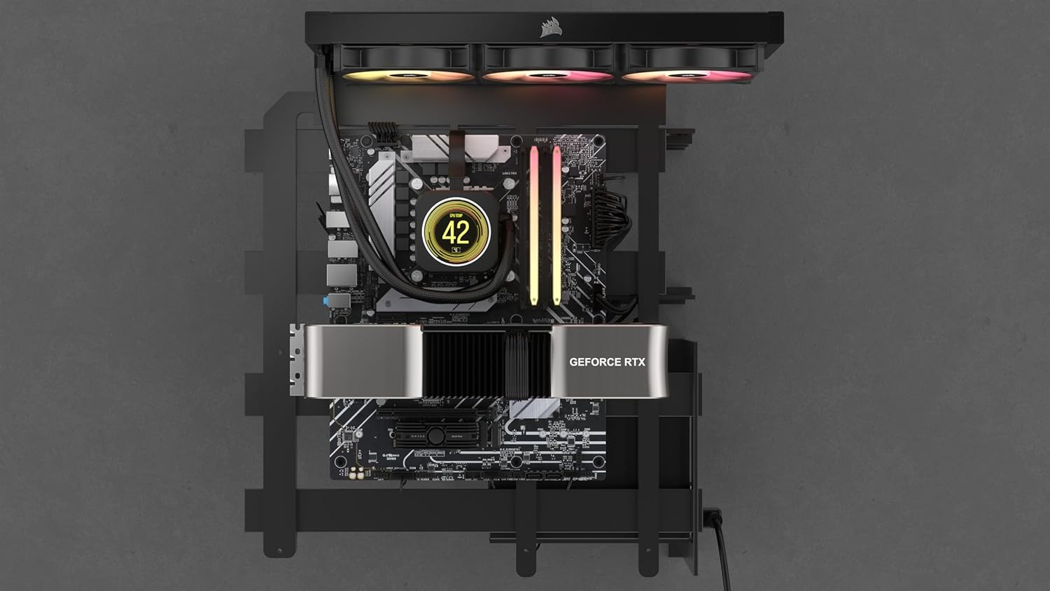 CORSAIR Dominator Titanium Wave Accessory Kit &ndash; X2 RGB LED Lightbar for CORSAIR Dominator Titanium Memory &ndash; Gold image number 2