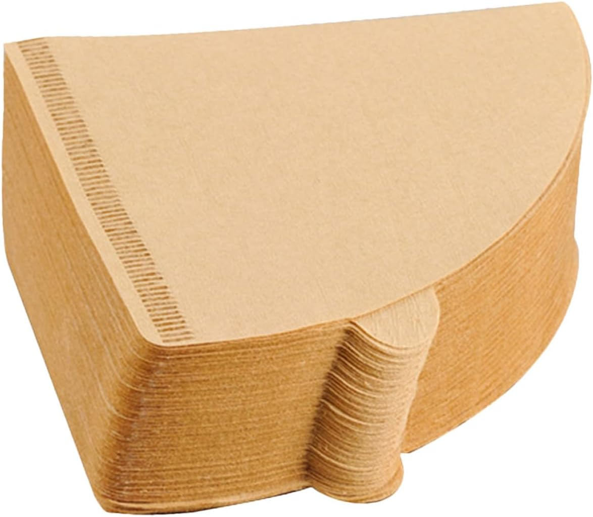 Cabilock 100Pcs Shaped Filter Paper Disposable Filtering Paper for Manual Cone Coffee Maker Espresso Machine image number 3