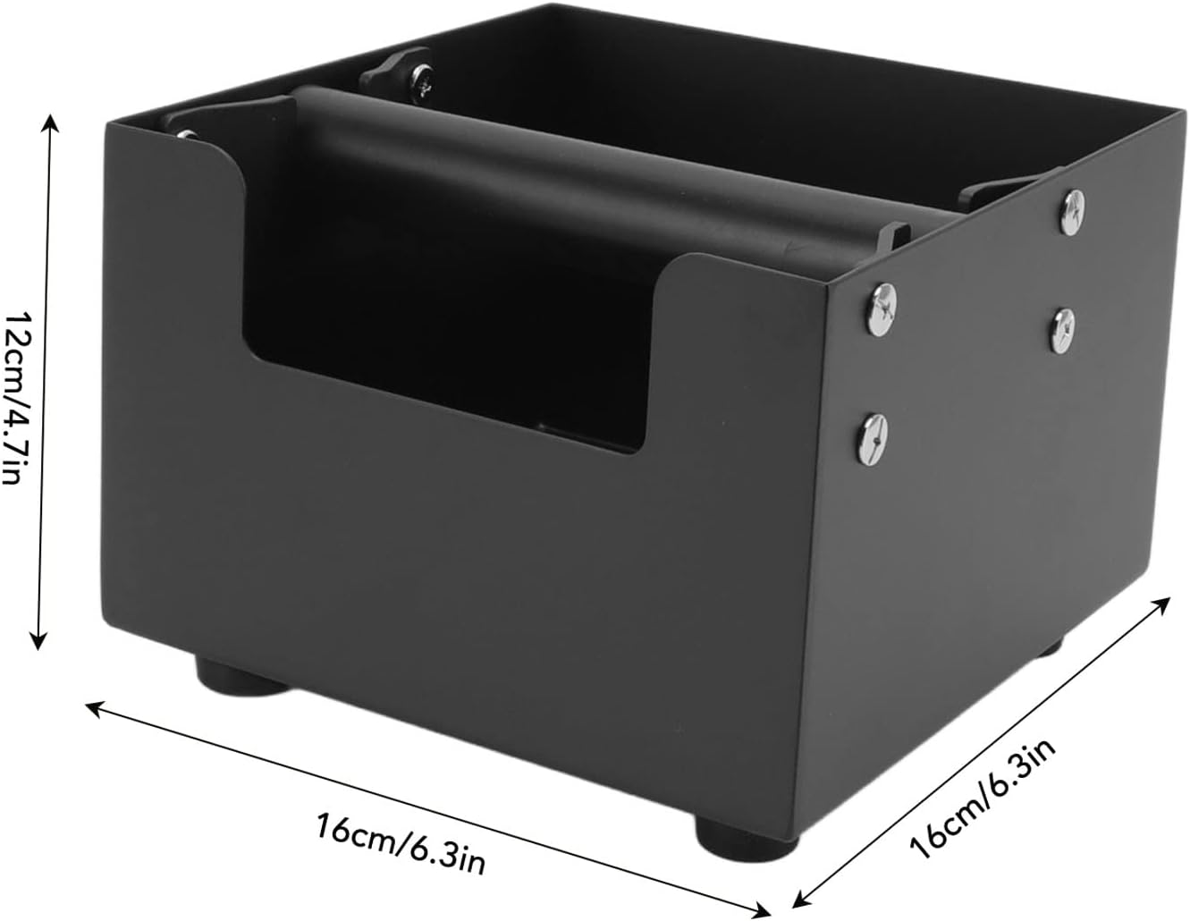 Stainless Steel Antiskid Drawer Type Coffee Knock Box Coffee Grind Dump Bucket for Milk Tea Coffee Maker image number 6