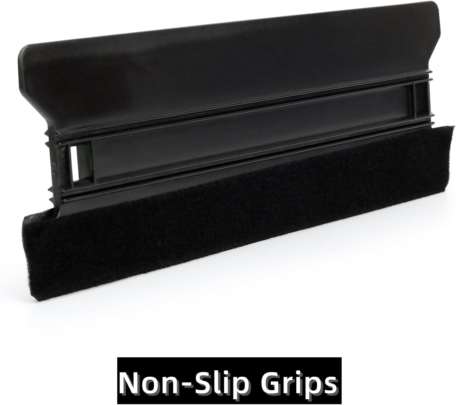 Umaki 2Piece Large Wallpaper Smoother Cutting Guide Tool, 3 X 8.3IN Vinyl Wrap Squeegee Decal Squeegee, Car Wrap Tool Vinyl Scraper Window Film Tint Squeegee, Black image number 2