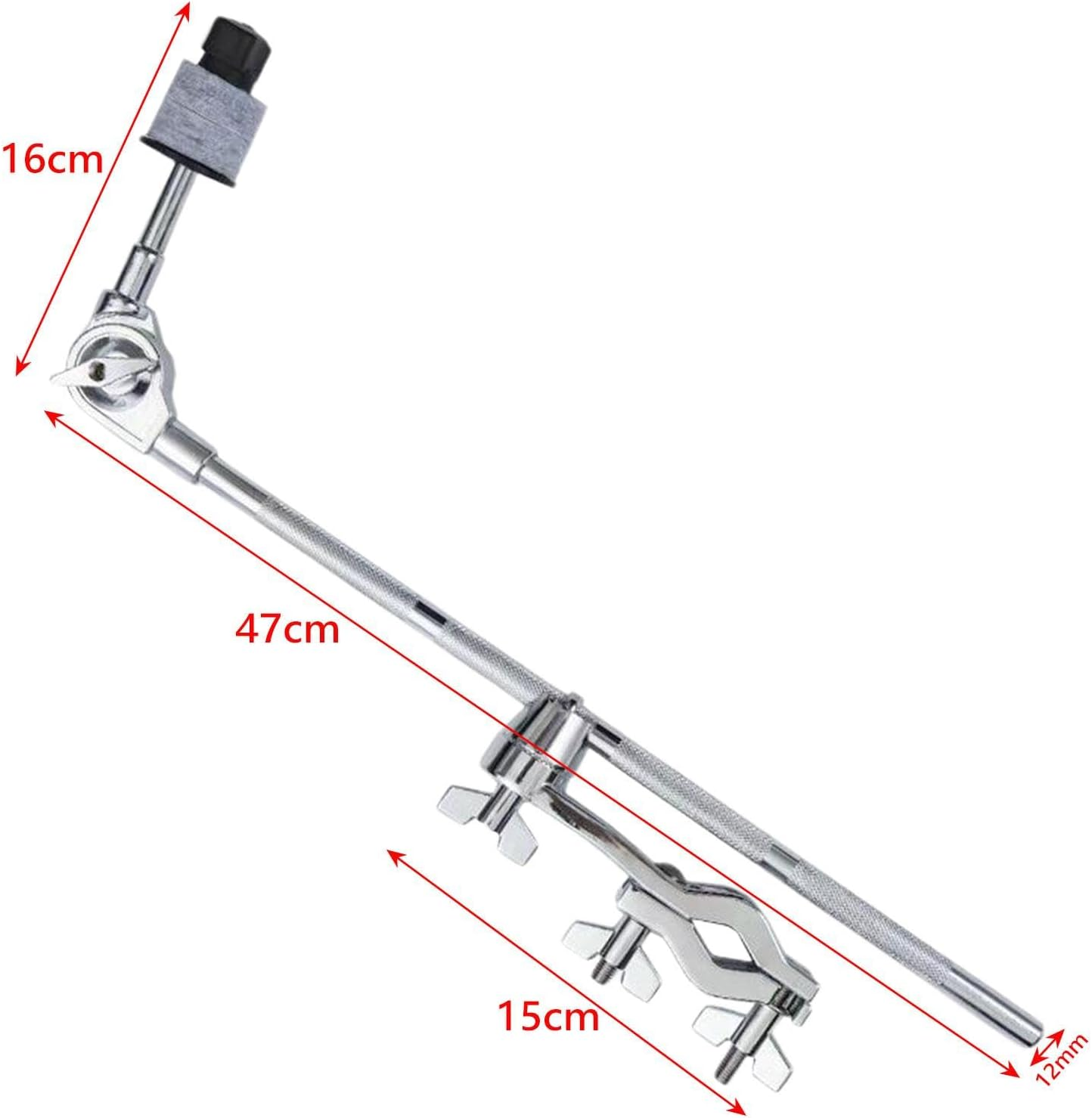 Drum Mount Holder, Cymbal Clamp Holder, Cymbal Arm Holder Stand for Drum, Music Instrument, Parts, Cymbal Extension