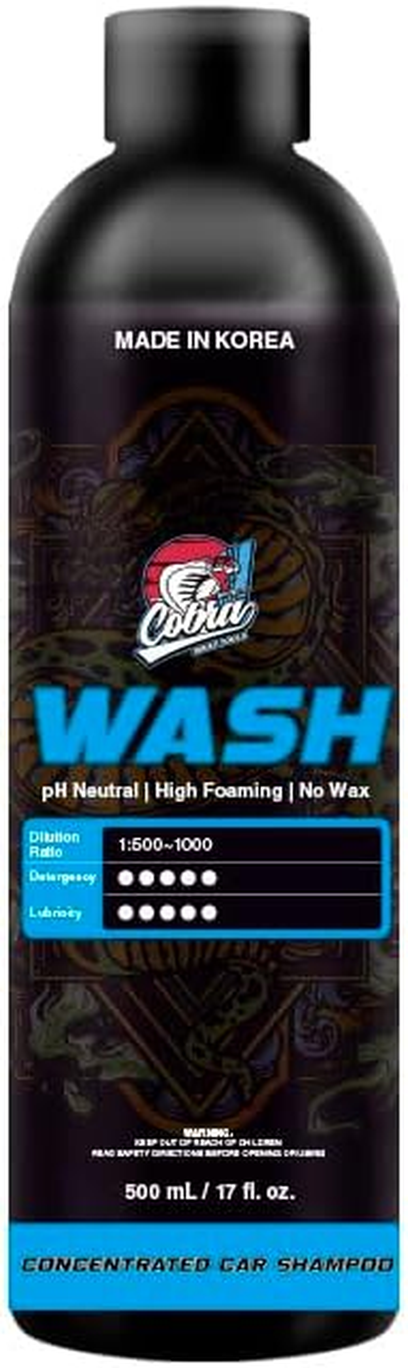 Wash | Ph Neutral | High Foaming | No Wax | 500Ml
