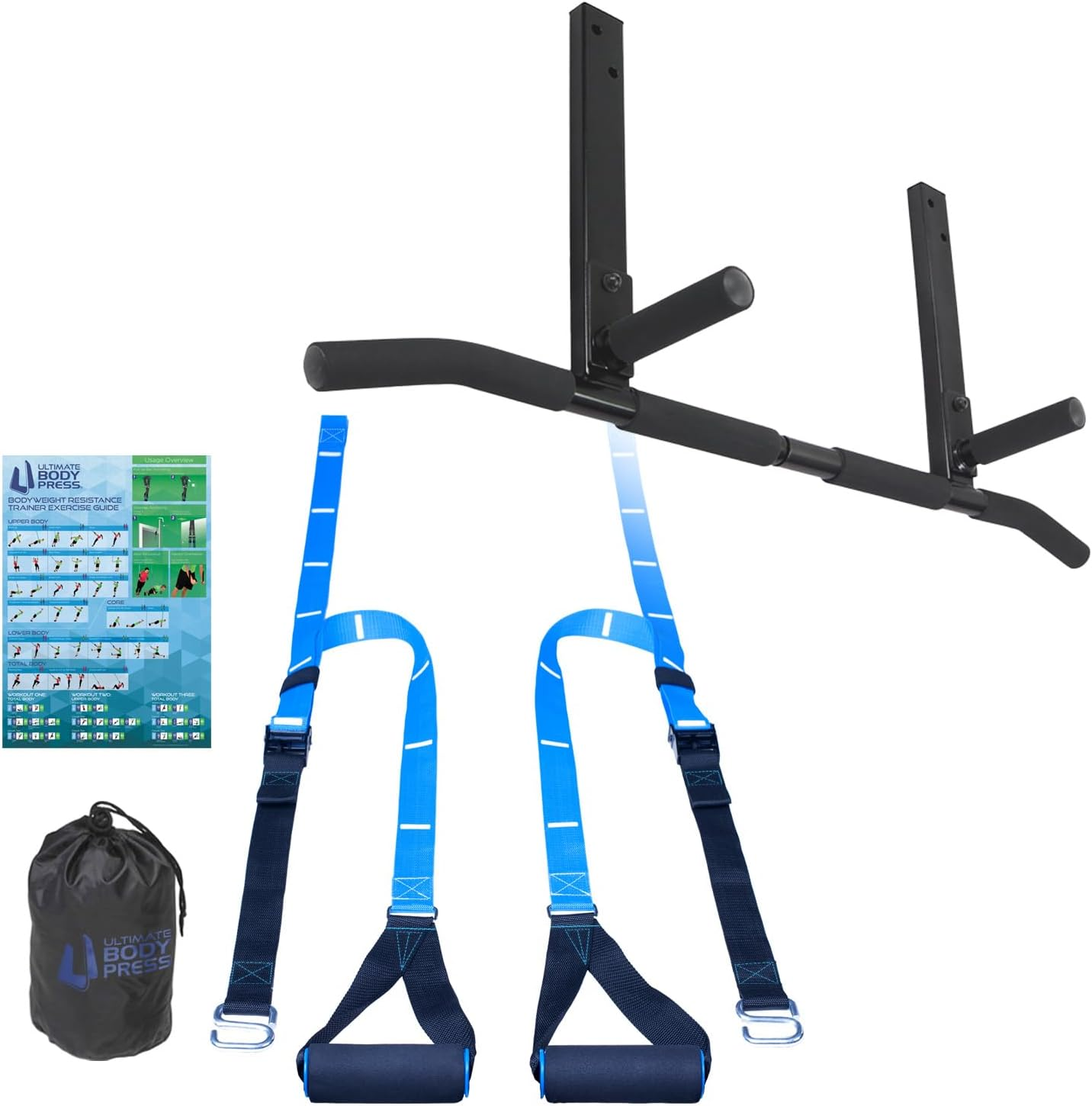 Joist Mount Pull up Bar & Product Bundles by Ultimate Body Press