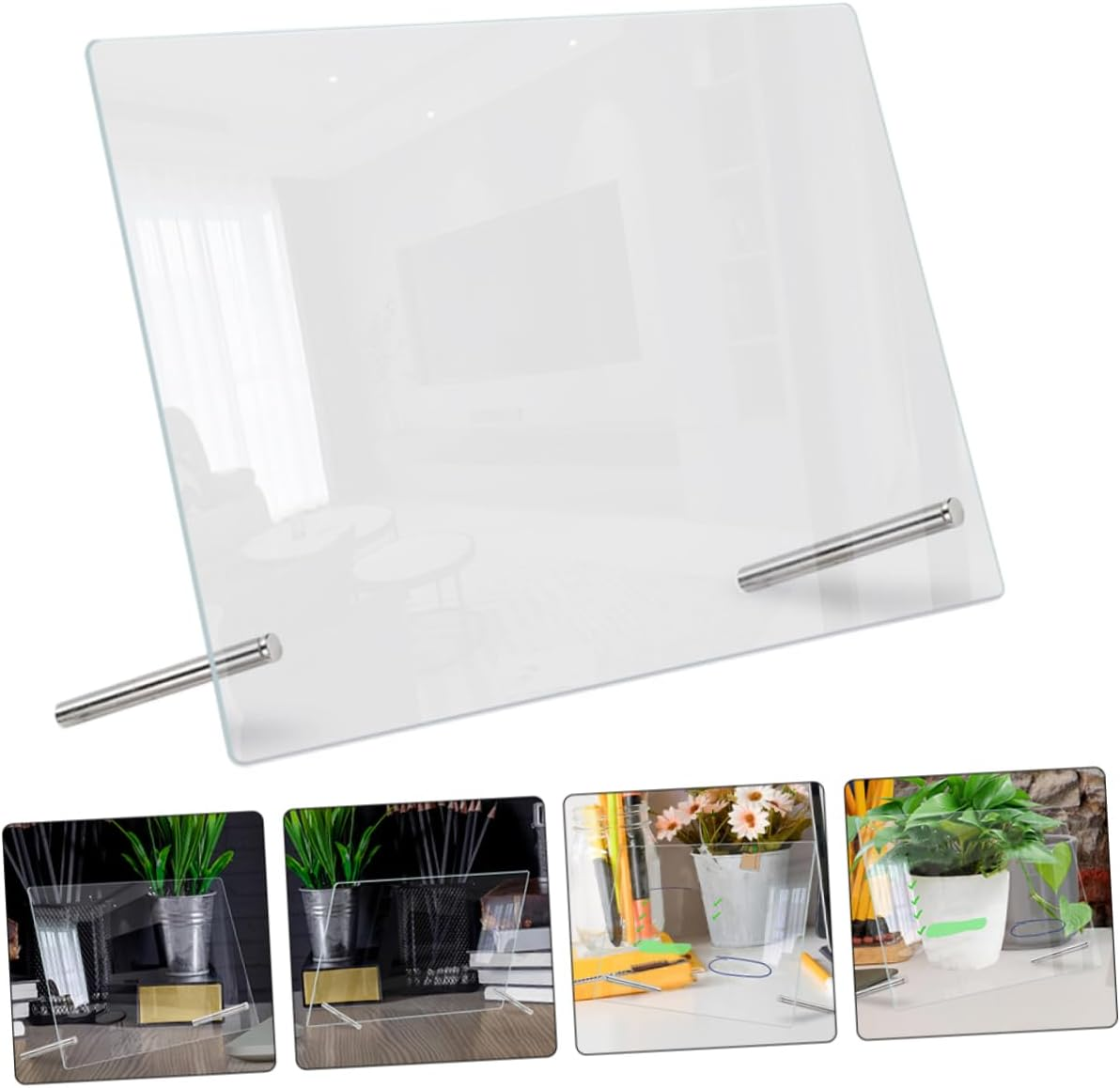 COHEALI 1Set Acrylic Memo Board Dry Erase Writing for Home Office Use Lightweight and Portable Note Board for Students and Professionals Includes Advertising image number 6