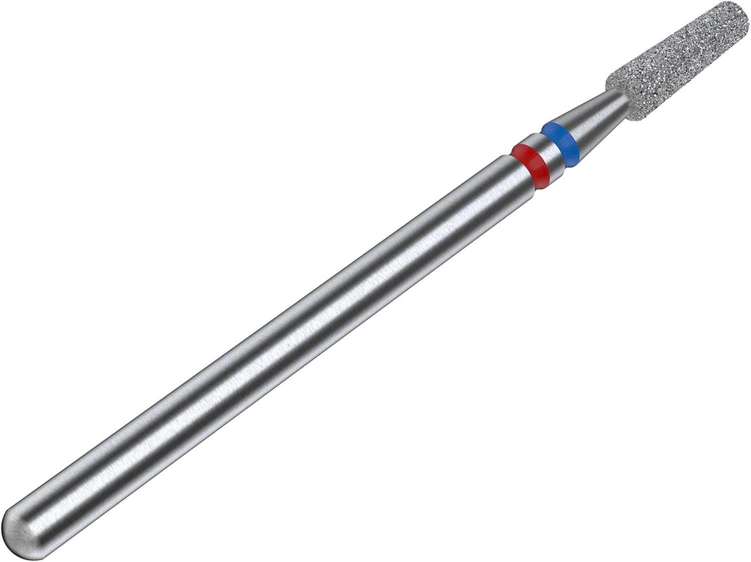 STALEKS PRO by Natury Nails Set of 3 Diamond Cutters Duo Cone Red Blue 2.5 X 8 Mm Cuticle Manicure Pedicure Cone Shape (Soft/Medium Grit) image number 3